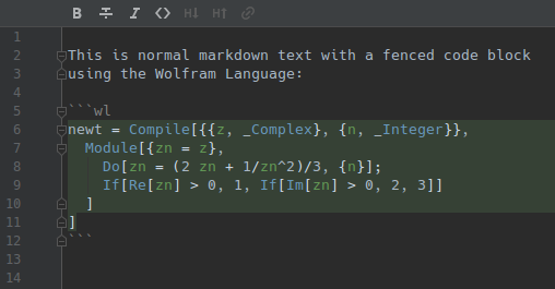 Markdown Highlighting